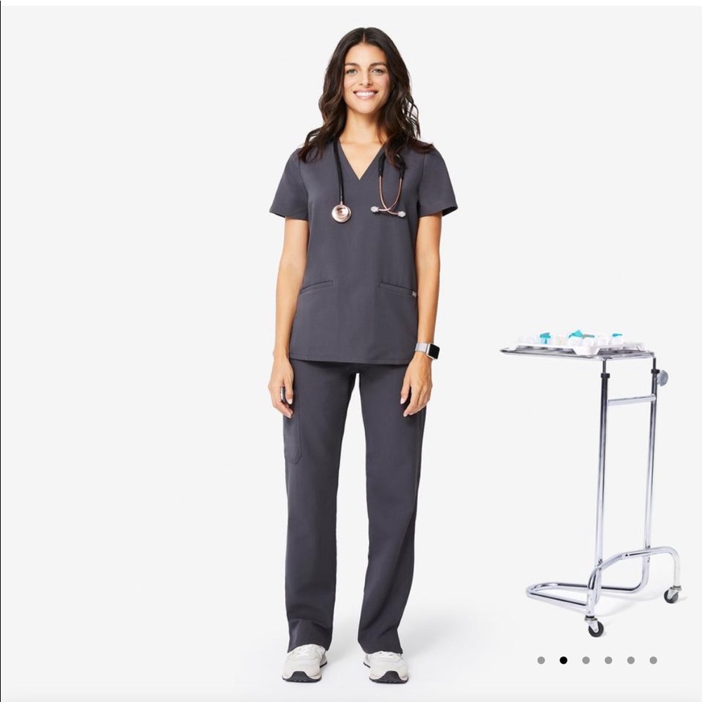 FIGS Charcoal XS SET